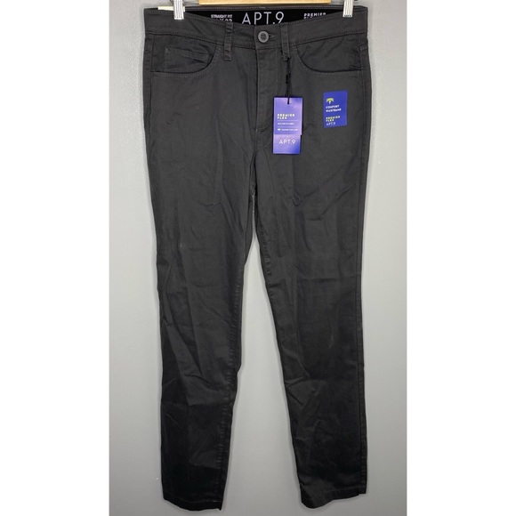 Apt. 9 Other - APT. 9 NWT Premier Flex Straight Fit Charcoal Gray Pants